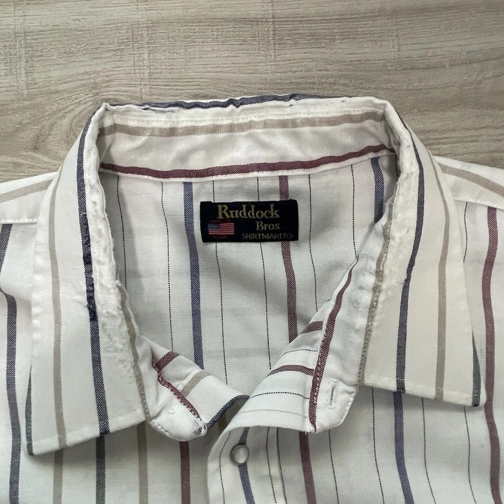 2 Vintage Western Ruddock Bros Short Sleeve Shirts Tall XL